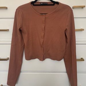 Zara cropped cardigan